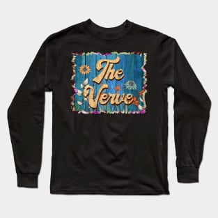 Vintage Verve Name Flowers Limited Edition Classic Styles Long Sleeve T-Shirt